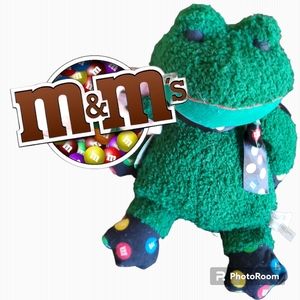 M&M's Vintage Plush Frog with Tags